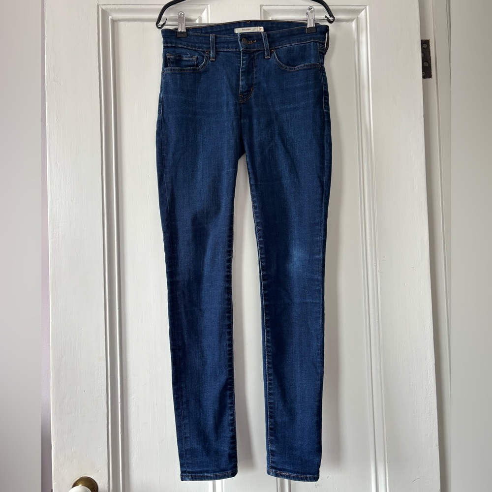Levi’s 711 Skinny Women’s Dark Blue Jeans, Size 27x30